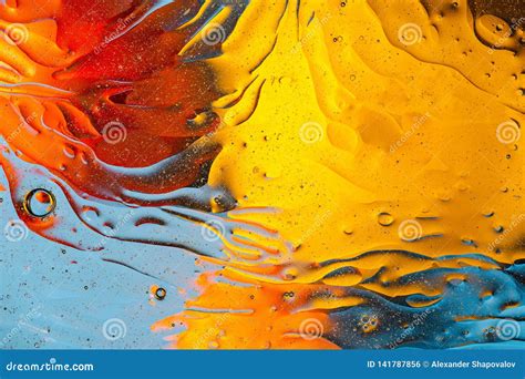 Red Orange Blue Yellow Colorful Abstract Design Texture Beautiful