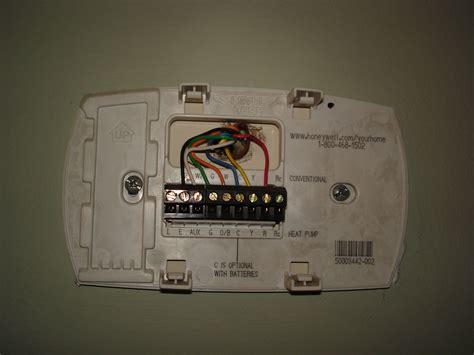 Honeywell 5 Wire Thermostat Wiring Diagram