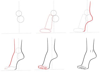 How To Draw Feet Step By Step Easy Learn How To Draw
