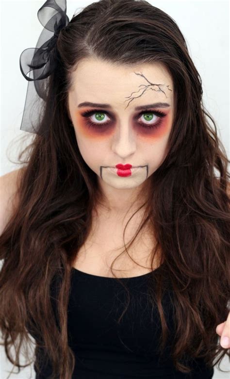 14 Ideas De Maquillaje Para Lucir Como Una Aterradora Muñeca Es La Moda