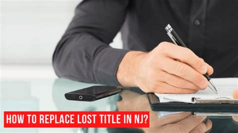 How To Replace Lost Car Title In New Jersey