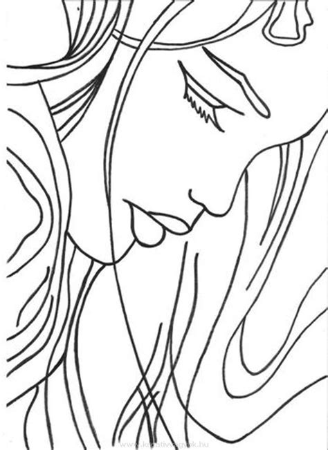 Simple Sketch Of A Womans Face The Art Sherpa Art Quilts Painting