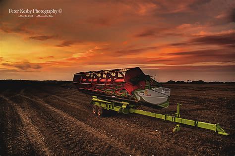 Agriculture Sunset Peter Kesby Photography