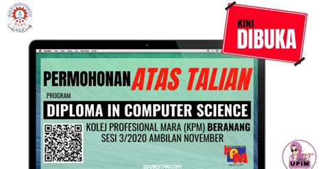 Mbkmp ke kursus skm di ppki. Permohonan Kemasukan Khas Diploma Sains Komputer Di KPM ...