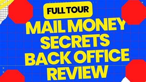Mail Money Secrets Back Office Tour Youtube