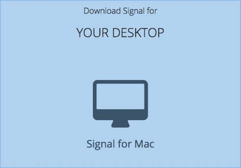 Using Signal App On Mac Or Pc