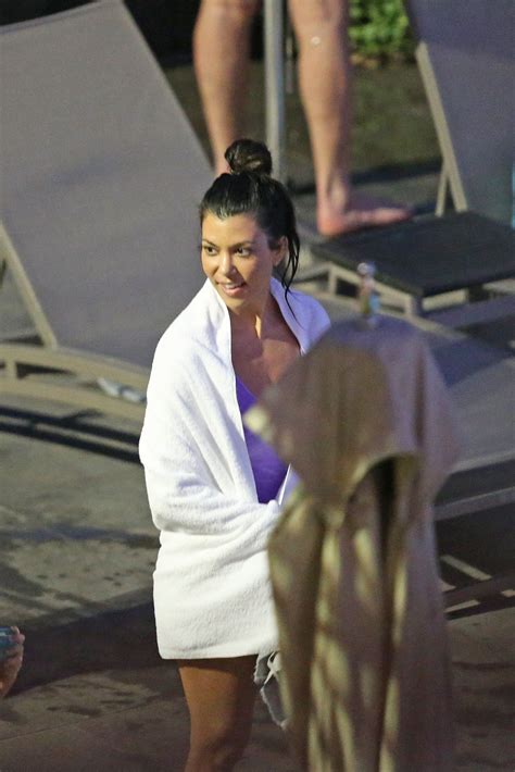 kourtney kardashian in swimsuit relaxs in a hot tub in hawaii 04 04 2017 hawtcelebs