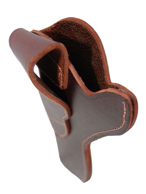 Leather Cross Draw Holster For 6 8 Revolvers Barsony Holsters