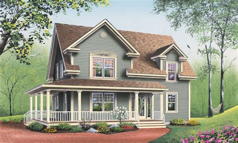 Classic plans typically include a welcoming front porch or wraparound porch. Old-Style Farmhouse Plans Country Farmhouse House Plans, old farmhouse designs - Treesranch.com