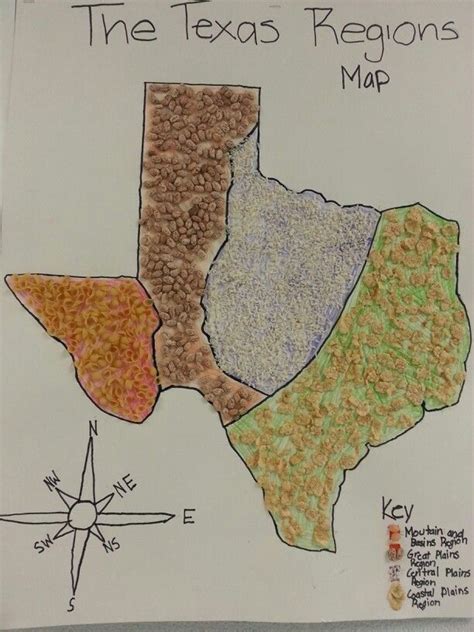 Texas Regions Project Map Students Could Do This By Using