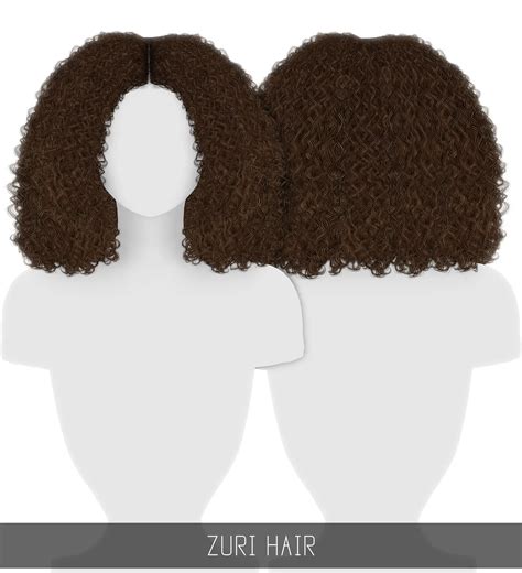 Simpliciaty Zuri Hair Sims 4 Hairs