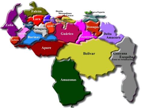 Mapa De Venezuela How To Speak Spanish Spanish Speaking Countries