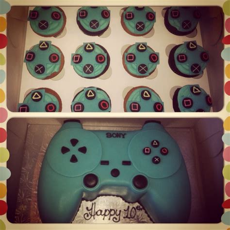 Ps3 Game Controller Cake And Cupcakes