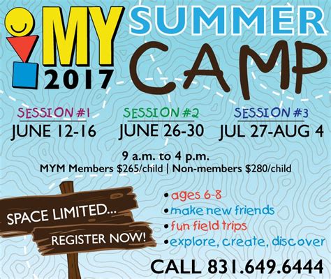 Summer Camps At My Museum 2017 Old Monterey