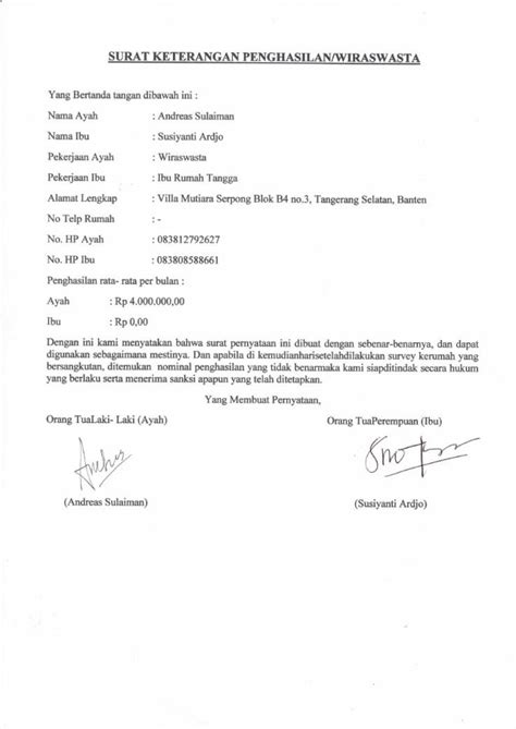 We did not find results for: 15 Contoh Surat Keterangan Penghasilan & Gaji Karyawan ...