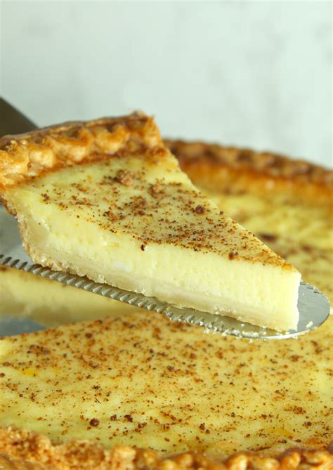 His favorite dessert and i agree, he picked an awesome homemade coconut pie recipe! Old Fashioned Cream Custard Pie