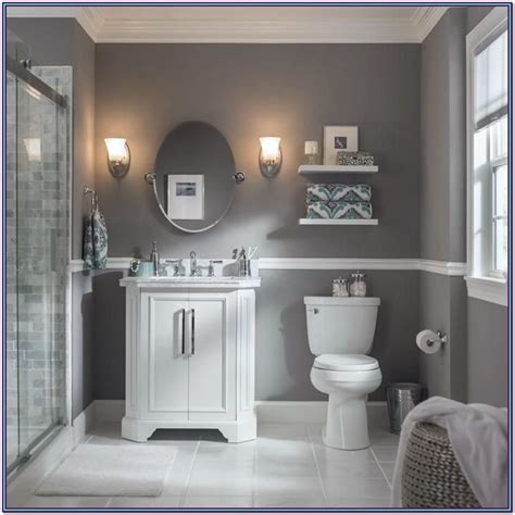 Famous Grey Vanity Bathroom Paint Ideas References