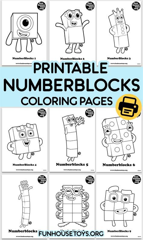 Numberblocks Printables Free Printable Templates