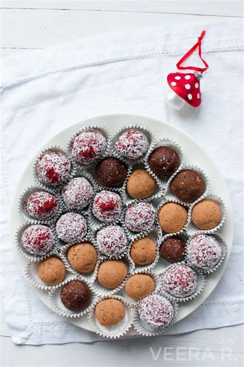 Amazing Date Truffles Made With Hazel Nuts And Raw Cacao Powder And