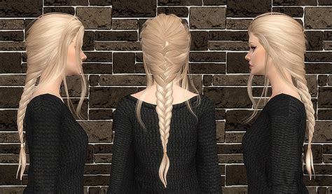 Sims 4 Hairs Mertiuza Leahlillith`s Daydream Hair Retextured