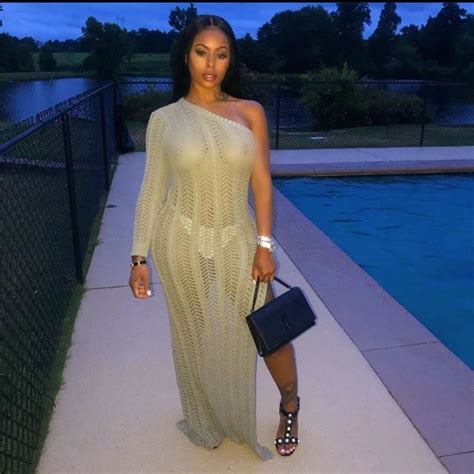 Alexis Skyy Braless Boobs In A See Through Dress Fappenist