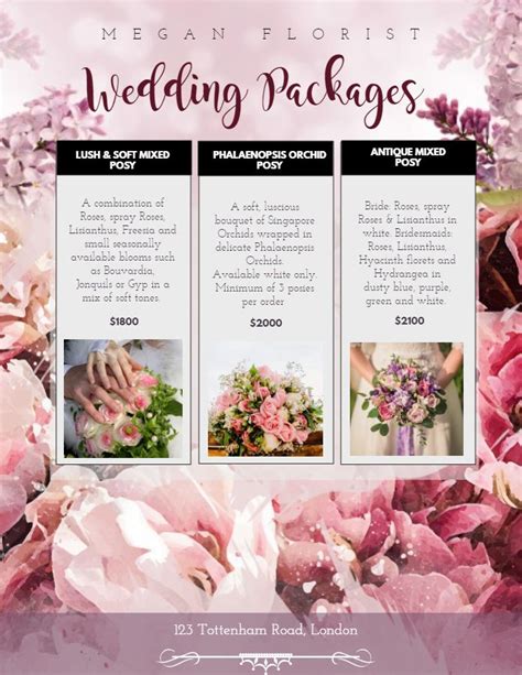 Wedding Package Flowers