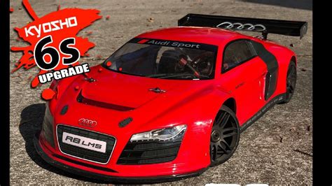 18 Scale Rc Kyosho Inferno Gt2 Ve Audi R8 Speed Run 6s Power👍 Youtube