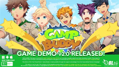 Camp Buddy Game Demo V Released Mikkoukun On Patreon Camp Buddy Camp Buddy Game Buddy