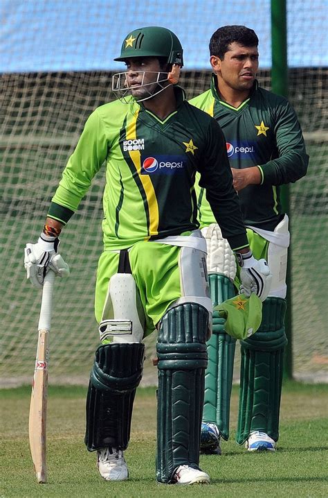 Umar And Kamran Akmal In The Nets