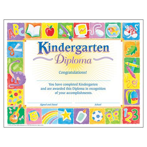 Kindergarten Printable Diplomas Printable Templates