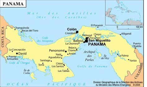 The treaties guaranteed that panama would gain control of the panama canal after 1999, ending the control of the canal that the u.s. Carte du Panama - Plusieurs cartes du Pays en Amérique ...