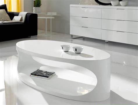 4.0 out of 5 stars 3. Open Storage White Lacquered Contemporary Coffee Table Los ...