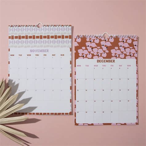 2021 Retro Calendar Hanging Wall Calendar By Once Upon A Tuesday