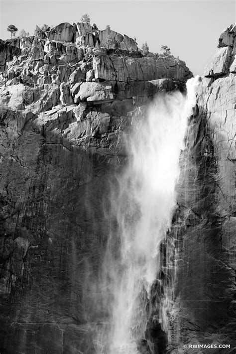 Framed Photo Print Of Upper Yosemite Falls Yosemite National Park Black