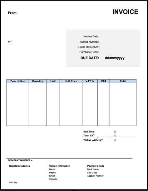 Freelancer Invoice Template Invoice Format In Excel Freelance Invoice