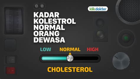 Berapa Kadar Kolesterol Normal Orang Dewasa KlikDokter