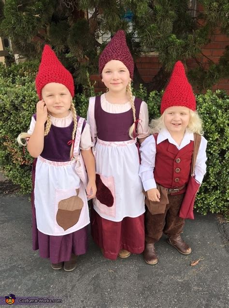 Three Little Gnomes Costume Unique Diy Costumes