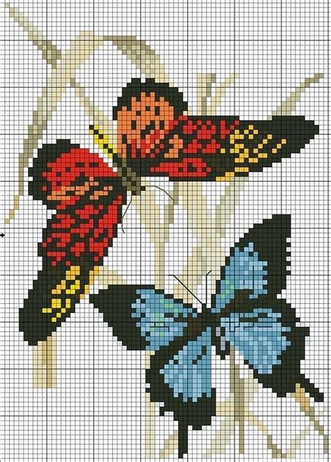 Free online christmas cross stitch patterns. Butterflies cross stitch | Cross stitch flowers, Cross ...