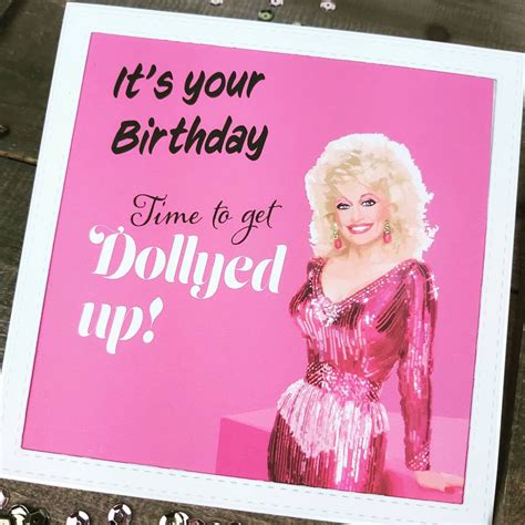 Dolly Parton Birthday Card Funnny Quarantine Is Over Birthday Etsy