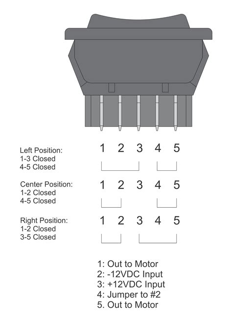5 Pin Switch Wiring Diagram