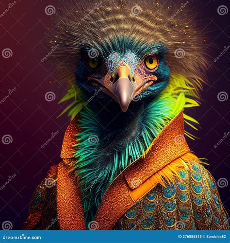Realistic Lifelike Emu Bird Fluorescent Electric Highlighters Ultra