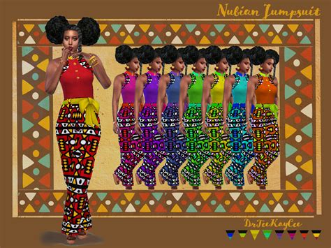 The Sims Resource Nubian Jumpsuit