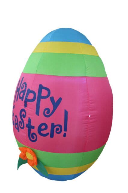 air blown inflatable giant colorful happy easter egg indoor and outdoor decoration for sale online