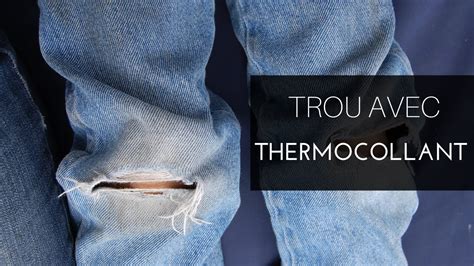 👖comment réparer un trou dans un pantalon avec du thermocollant youtube