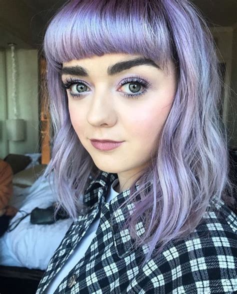 Pin By Scg665 On Maisie Purple Hair Maisie Williams Maisie Williams
