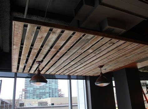 Drop away aisle containment ceiling panels fire supression release. reclaimed wood drop ceiling - Google Search | Office Style ...