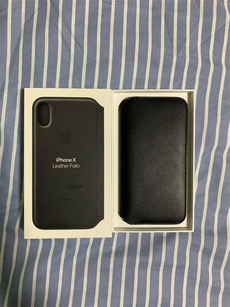 Apple Iphone X Leather Folio Black Mobile Phones And Gadgets Mobile