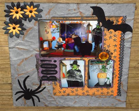 Scrapbook Layout Halloween