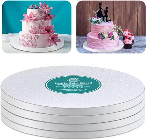 Buy White Cake Drums Round 16 Inch Cake Boards With 12 Inch Thick