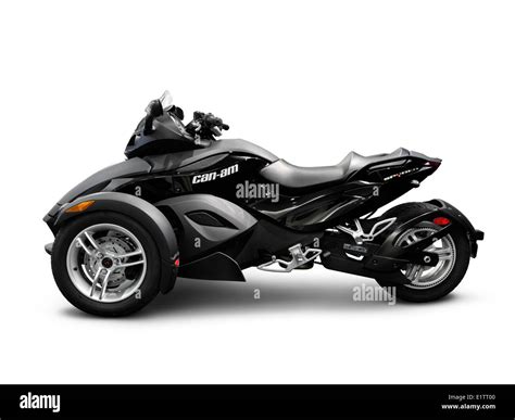 2009 Brp Can Am Spyder Roadster Three Wheeled Vehicle Isolated On